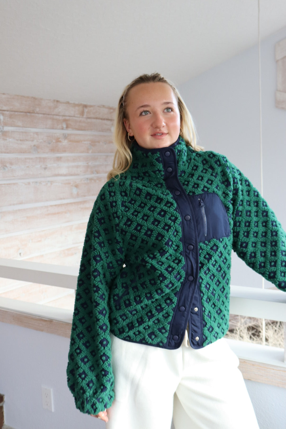 Teton Jacket | Navy + Green