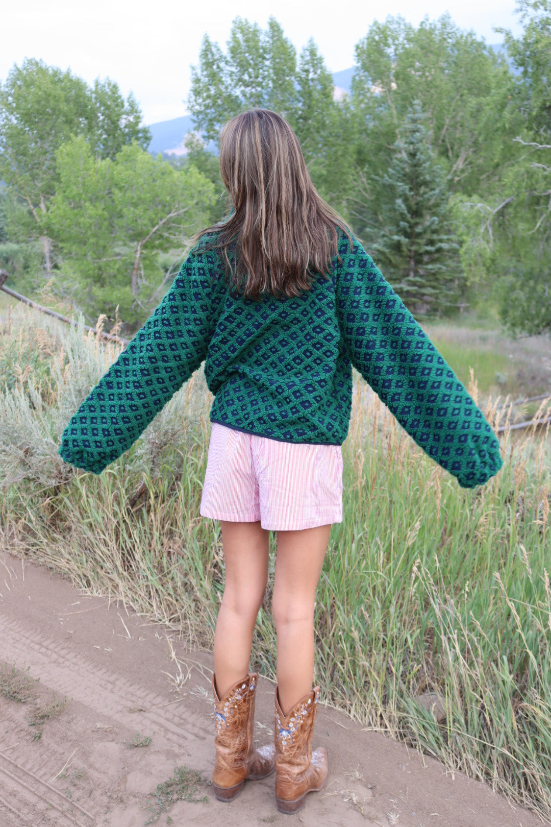 Teton Jacket | Navy + Green