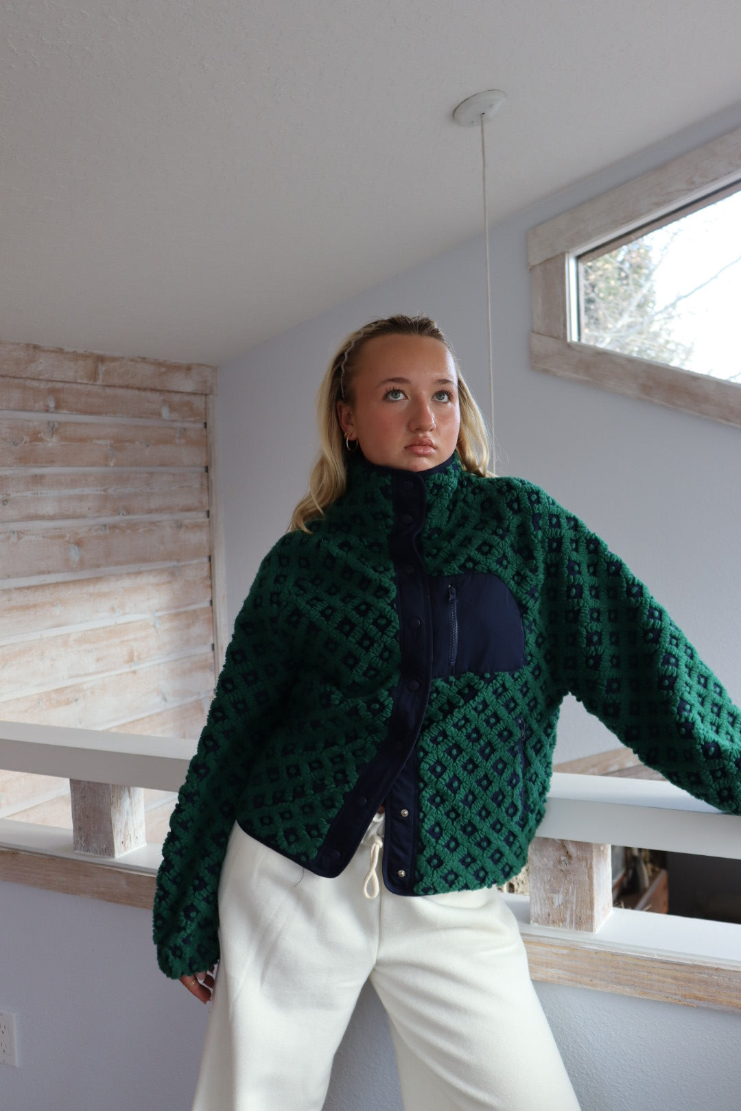 Teton Jacket | Navy + Green