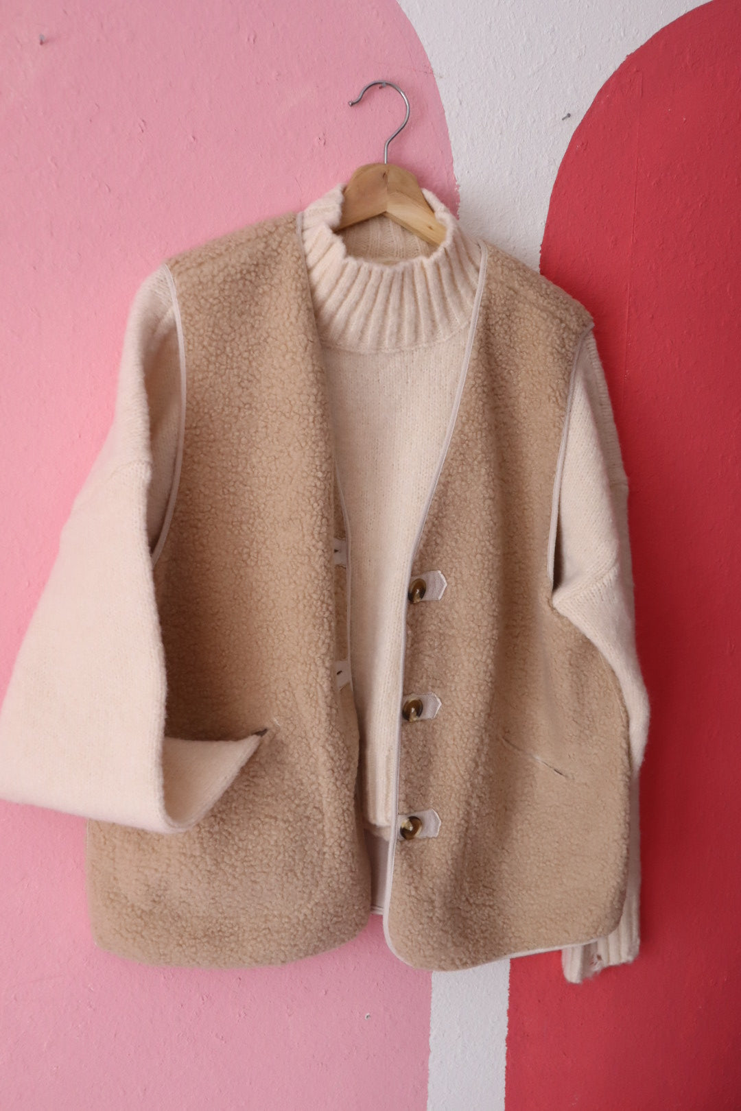 Vermont Sherpa Vest | Taupe