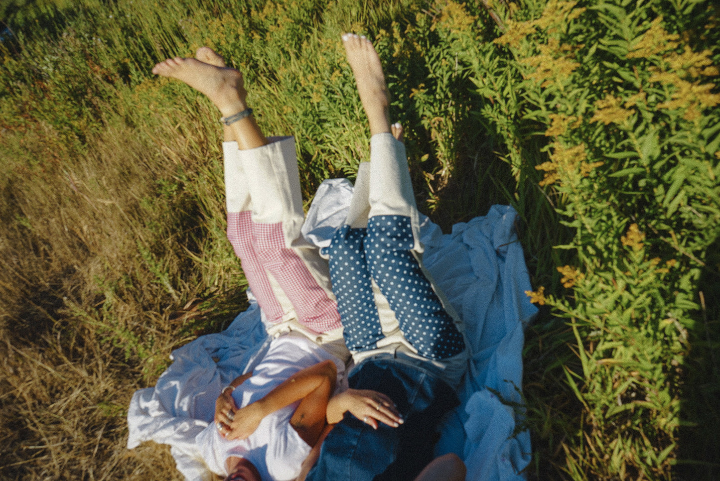 Panel Pants | Red Gingham