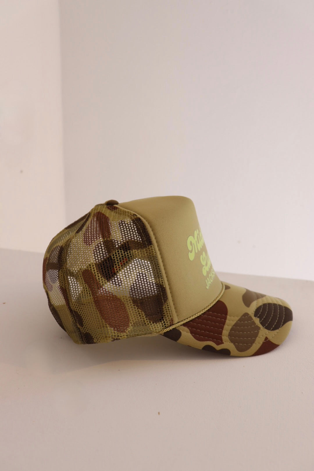 Jackson Hole Trucker Hat | Camo