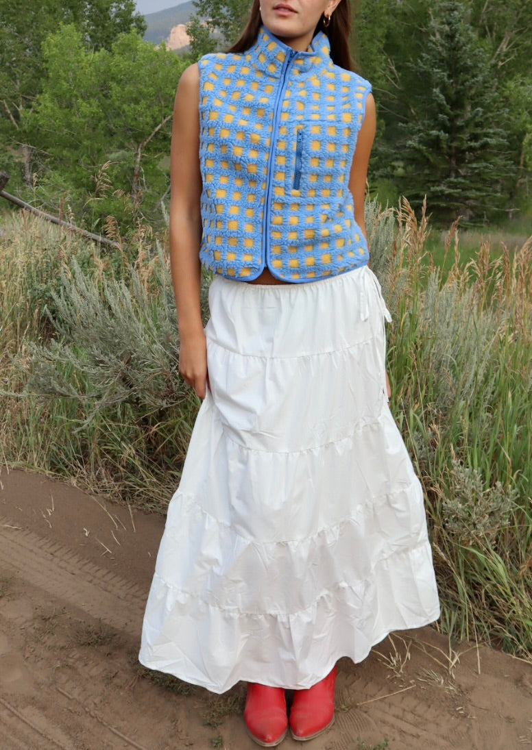 Montana Vest | Blue + Yellow