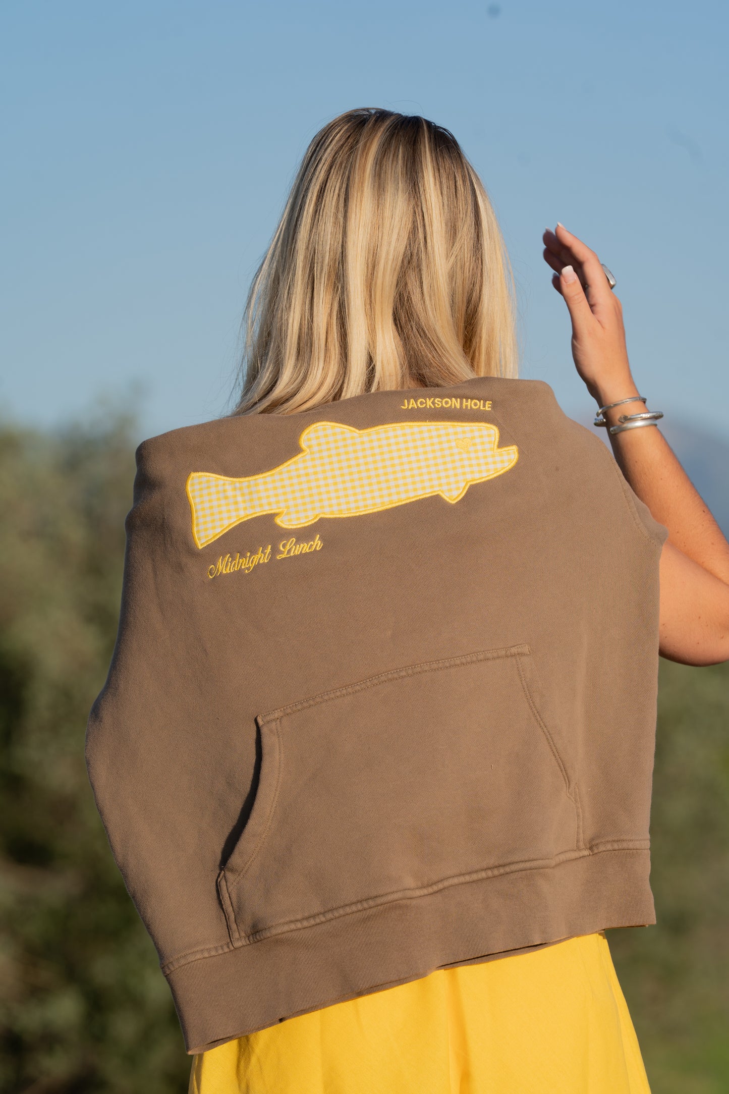 The Trout Hoodie | Wyoming Brown
