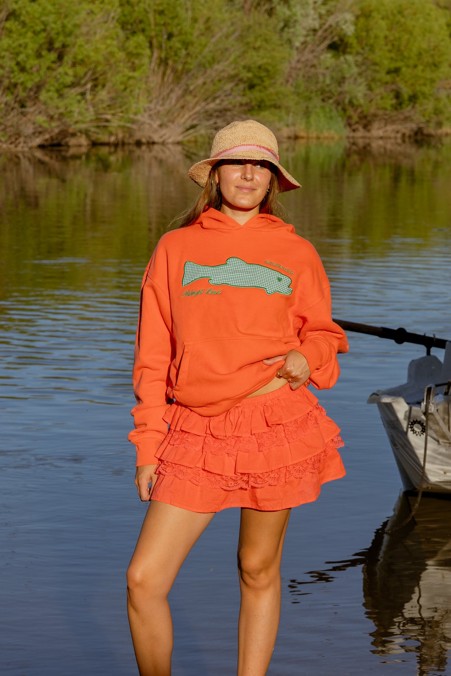 The Trout Hoodie | Cape Cod Coral