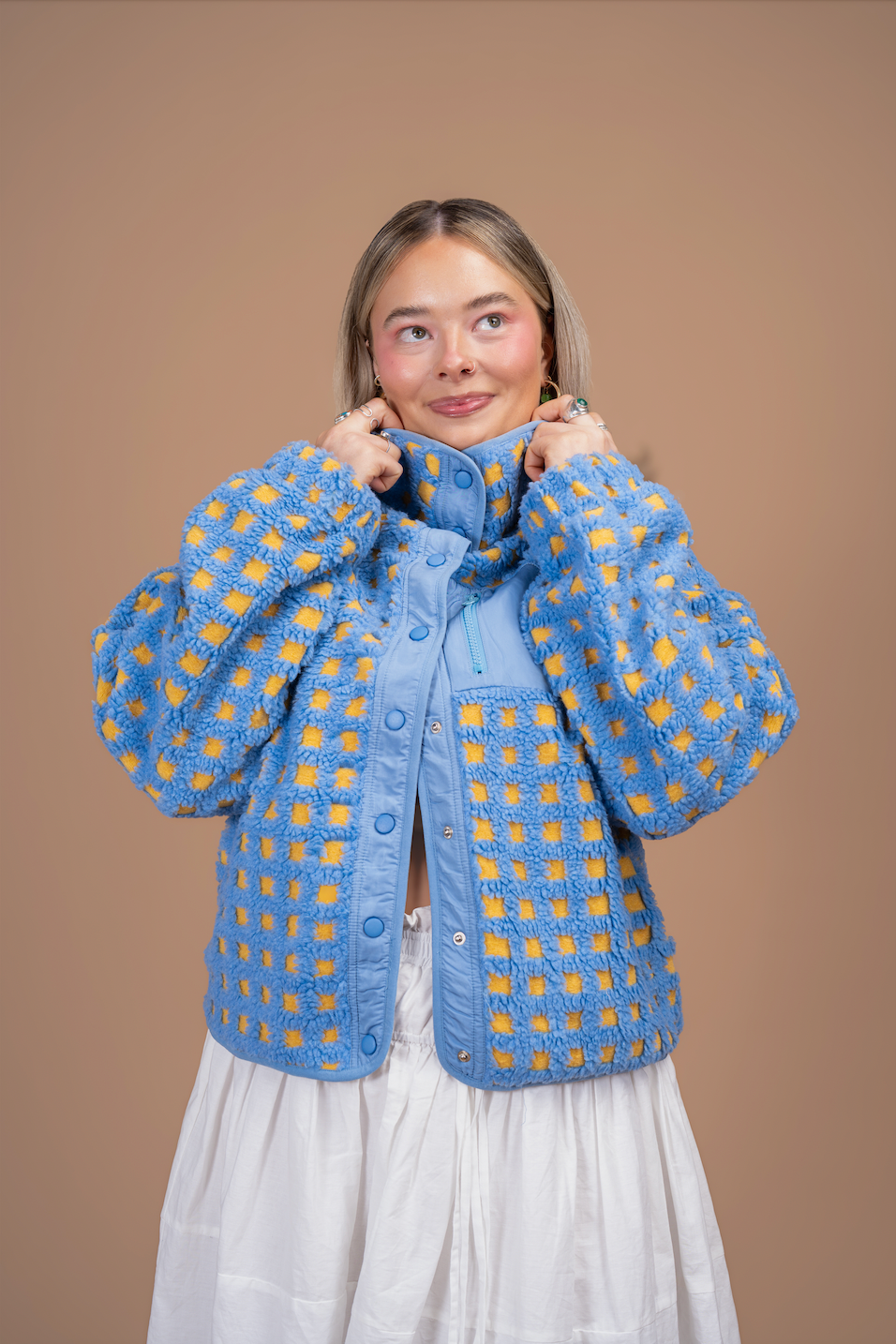 Teton Jacket | Blue + Yellow