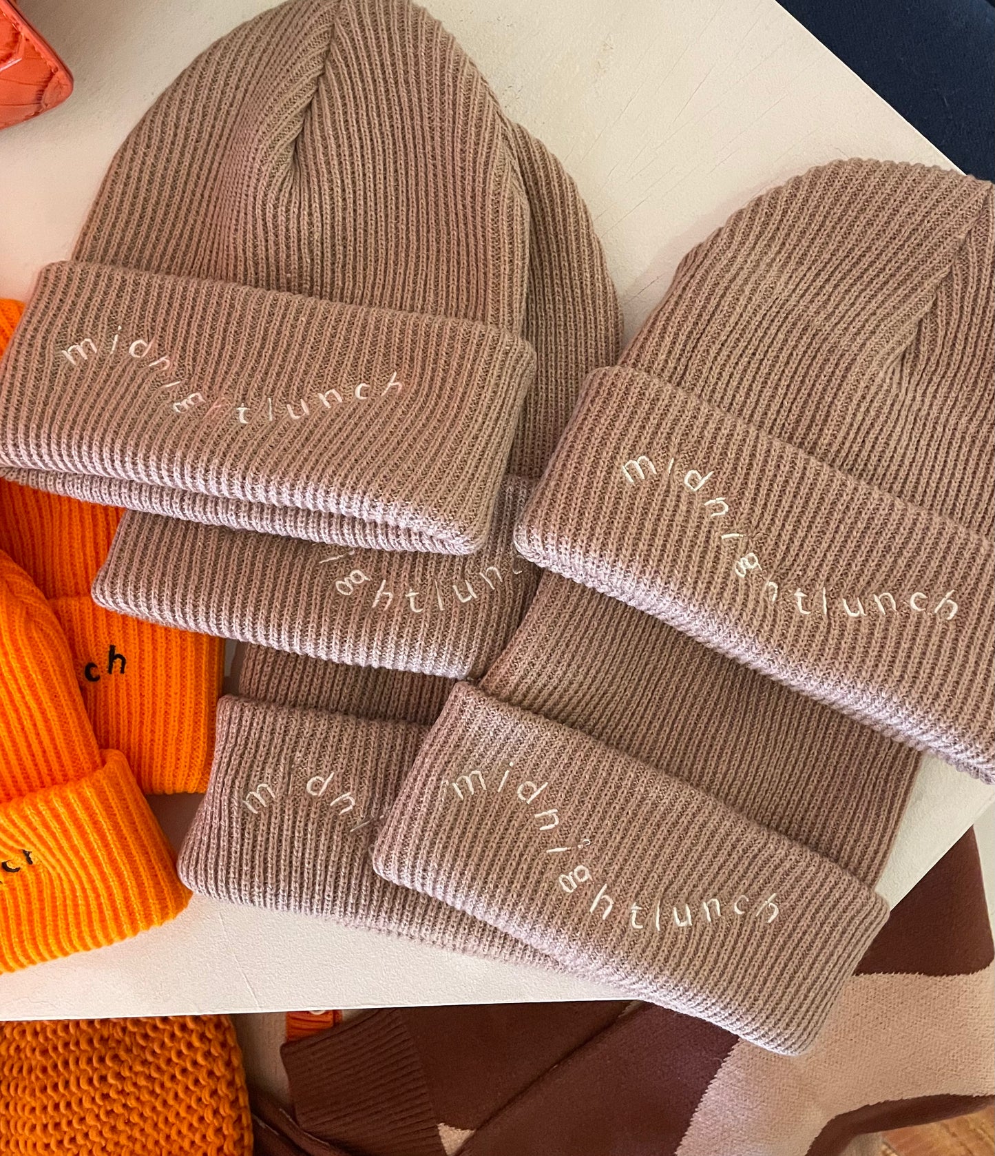 Midnight Lunch Beanie - Tan