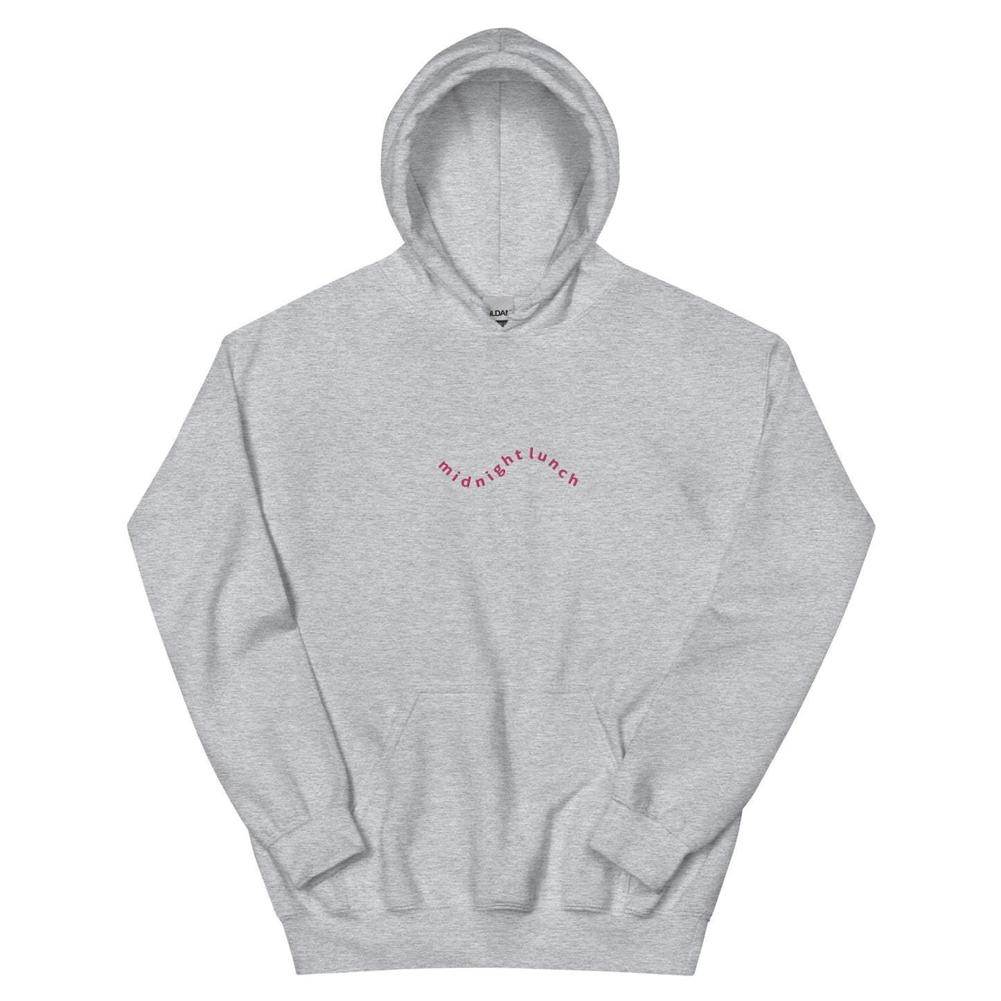 Classic Embroidered Hoodie | Light Grey