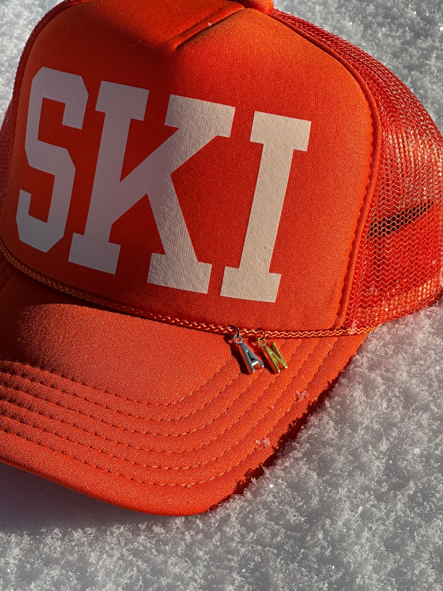 SKI Trucker Hat | Orange