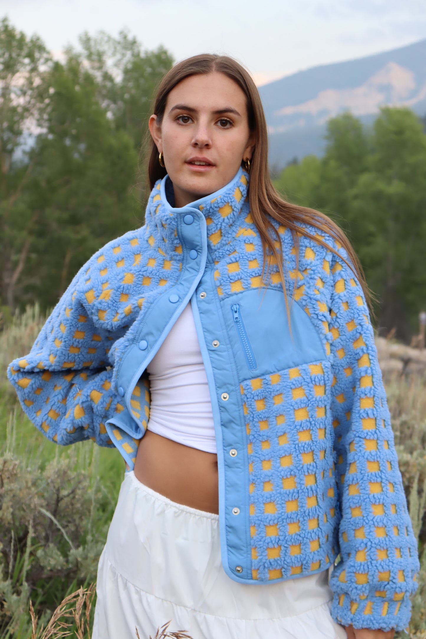 Teton Jacket | Blue + Yellow