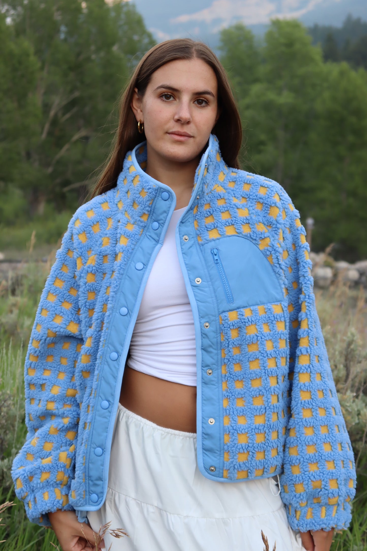 Teton Jacket | Blue + Yellow