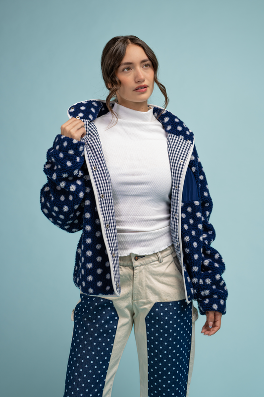 Teton Jacket | Navy Dot
