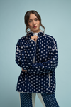 Wyoming Zip Pullover | Navy Dot