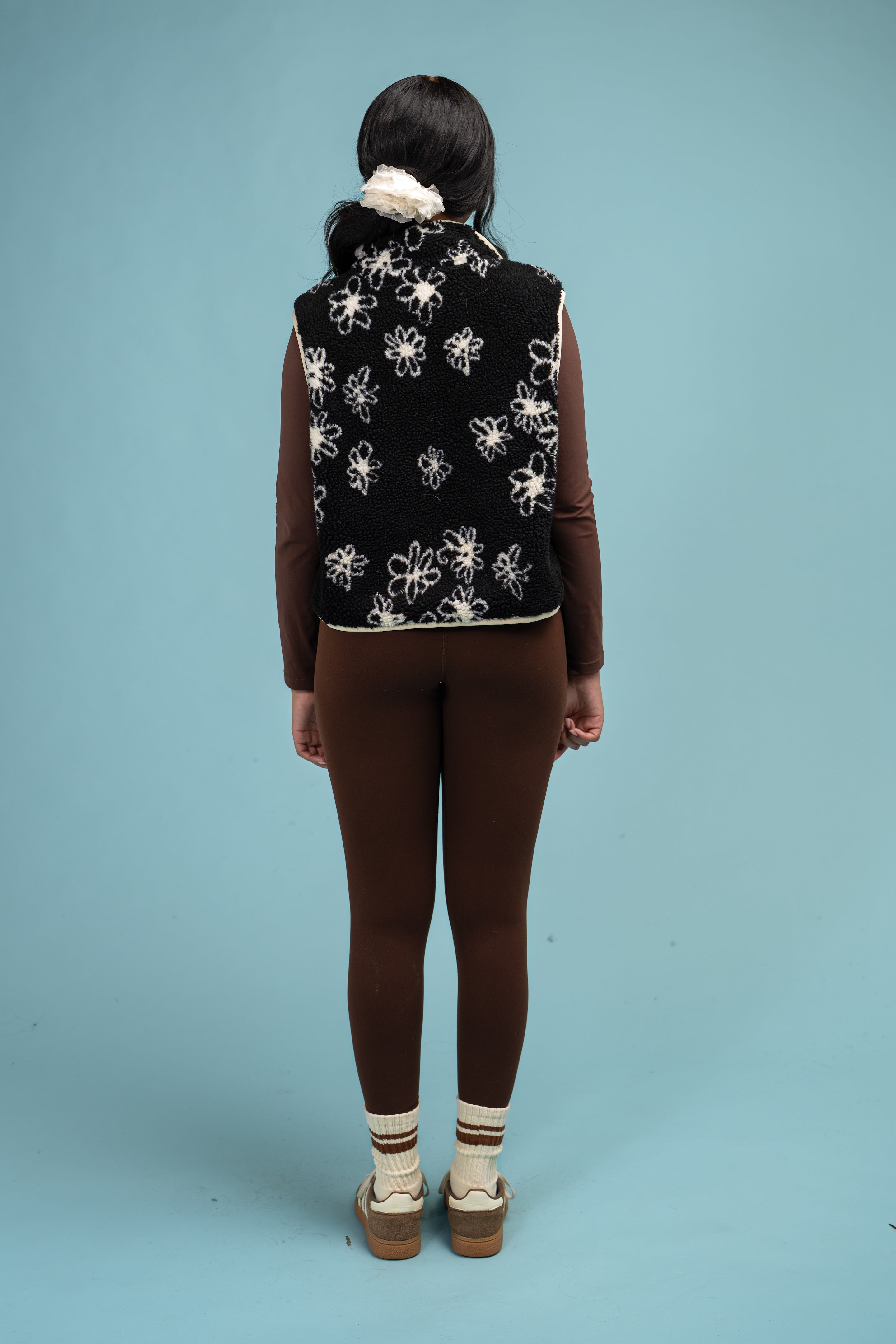 Montana Vest | Black Floral – Midnight Lunch