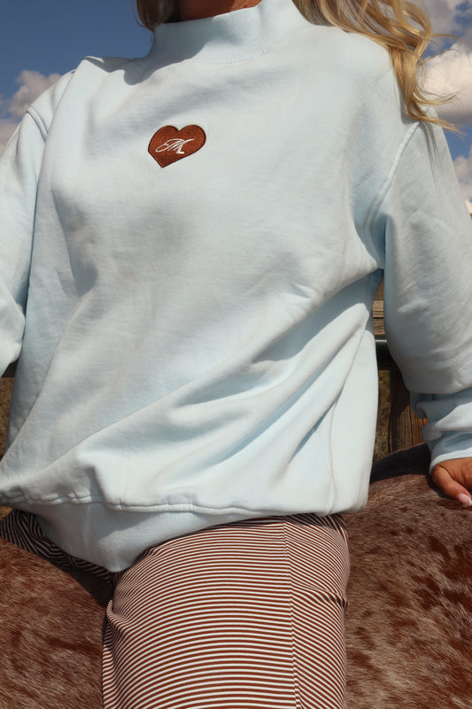 ML Cowgirl Mockneck | Cabin Sky