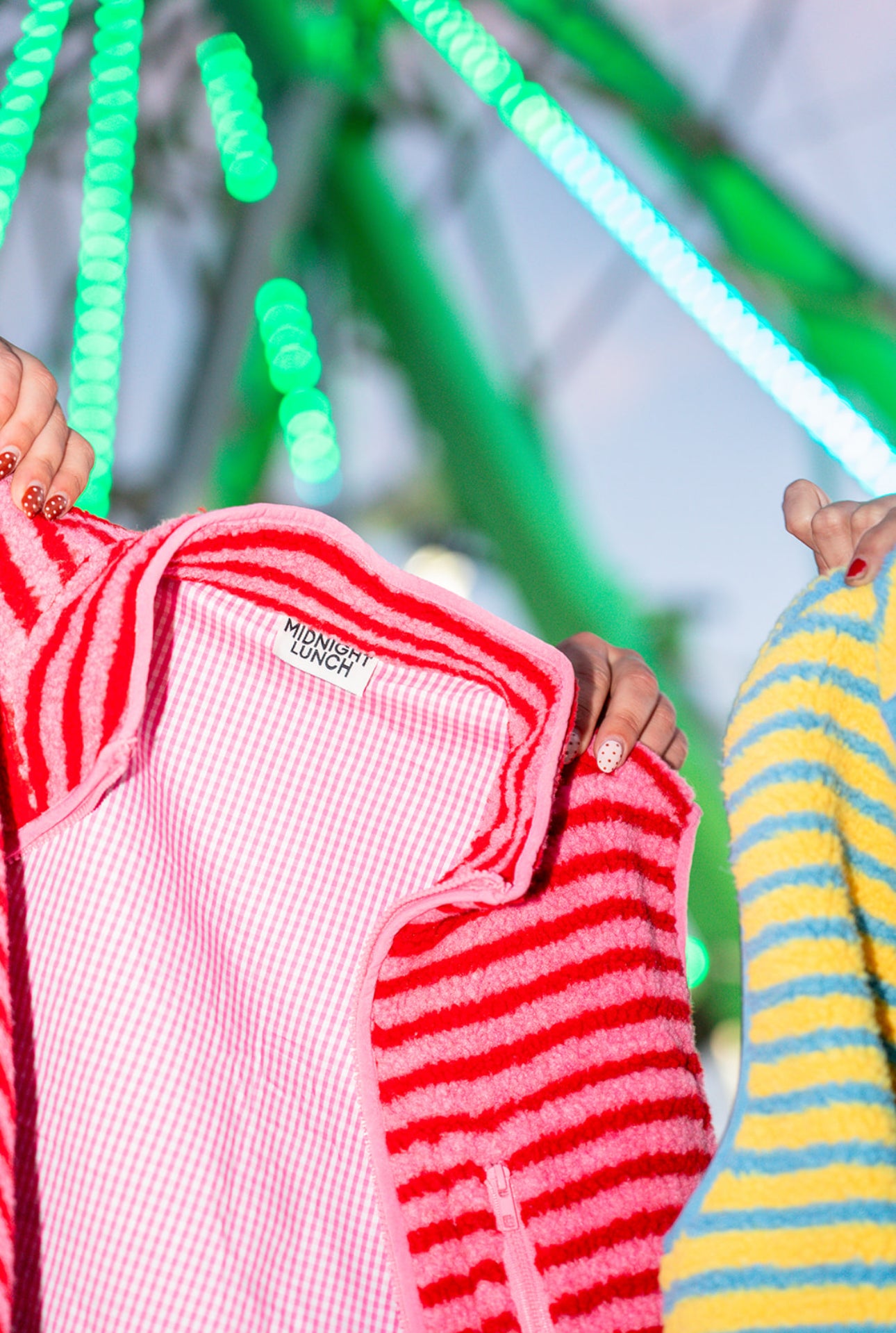 The Stripe Vest | Pink + Red