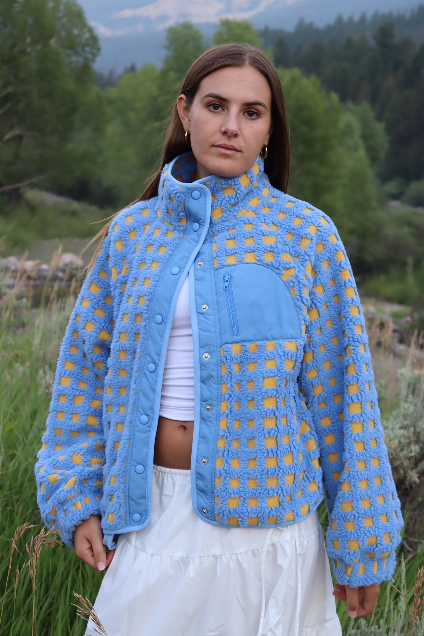 Teton Jacket | Blue + Yellow