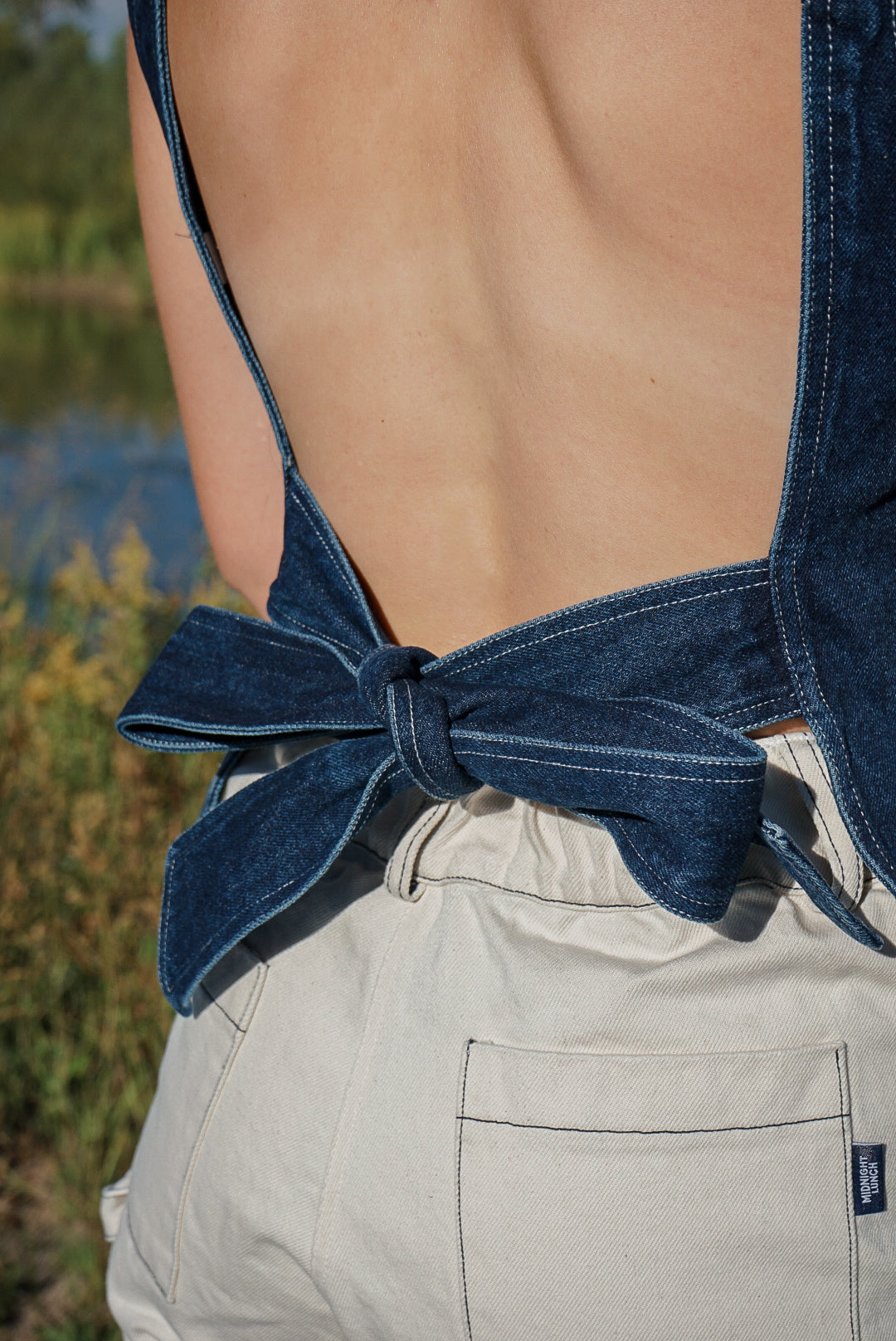 Crewneck Denim Tank
