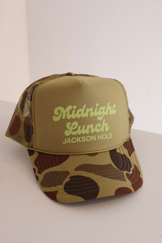 Jackson Hole Trucker Hat | Camo