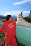 Wyoming Trout Mock Neck | Western Red
