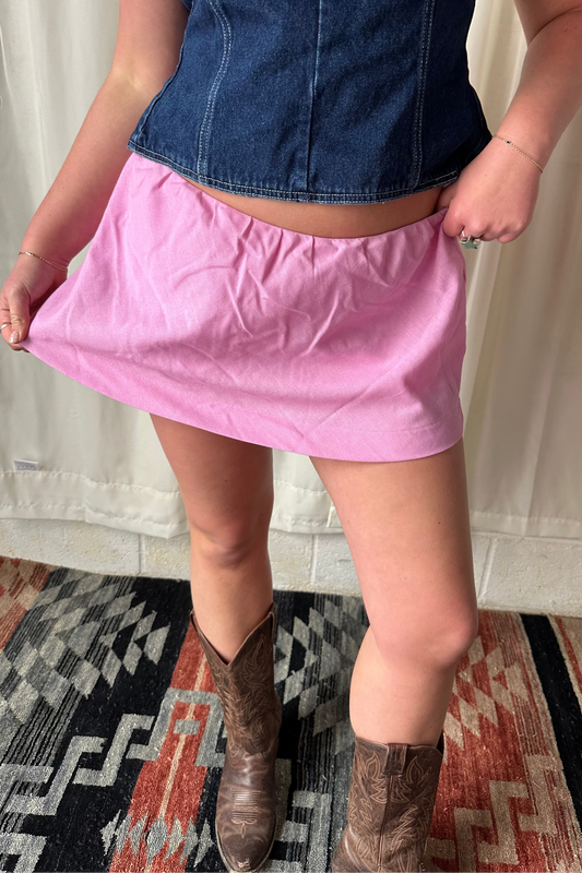 Galavant Micro Skort | Pink