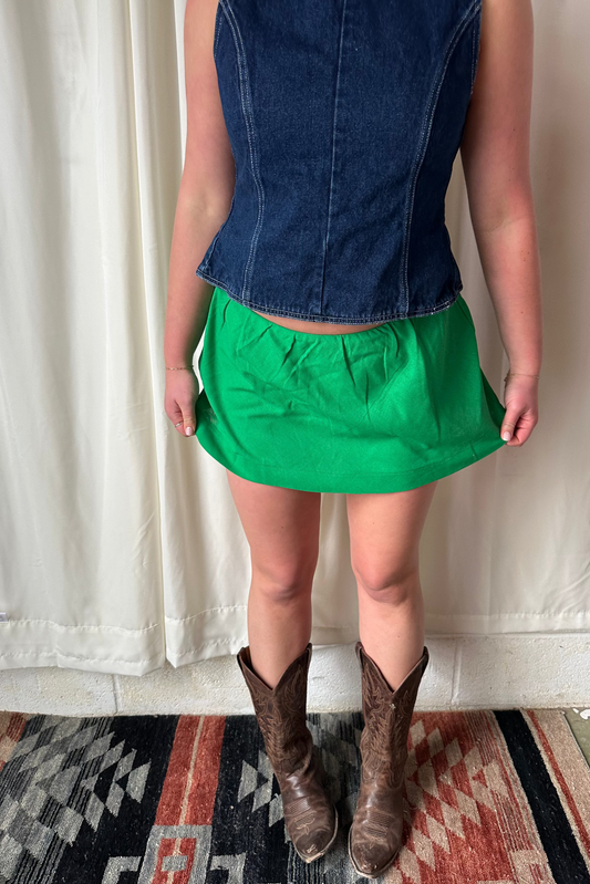 Galavant Micro Skort | Green
