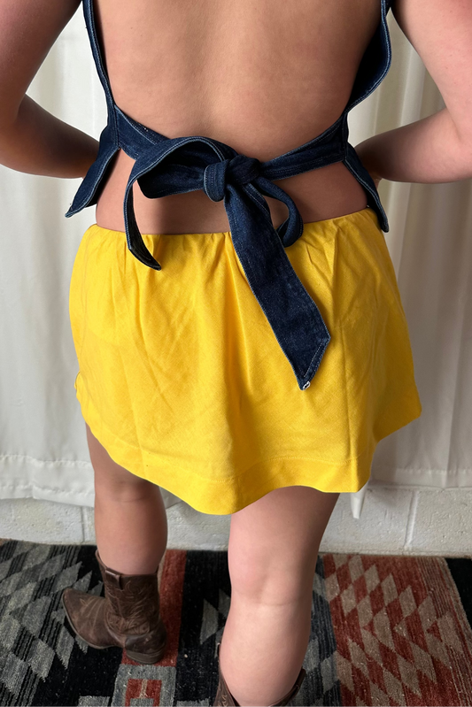Galavant Micro Skort | Yellow
