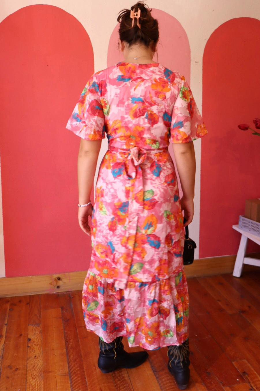 Remy Floral Wrap Dress