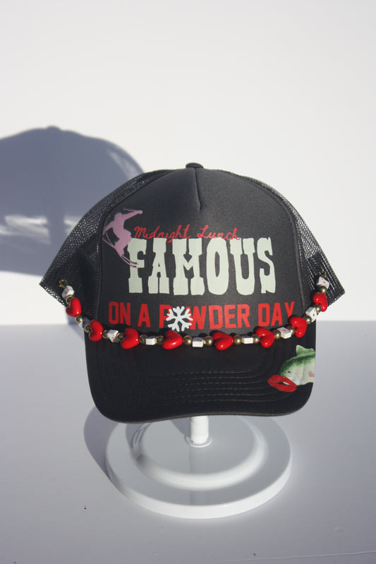 Famous on a Powder Day Trucker Hat