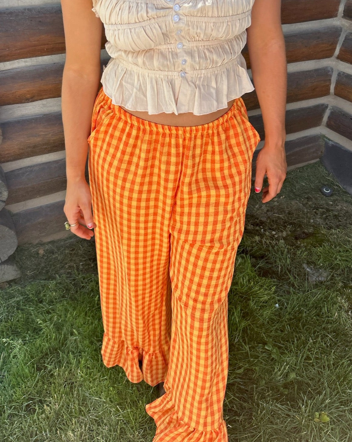 Josefine Gingham Pant