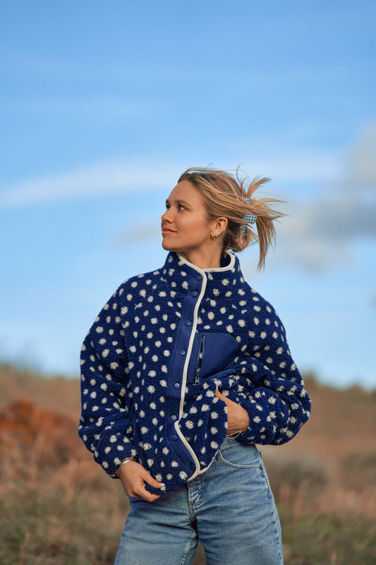 Teton Jacket | Navy Dot