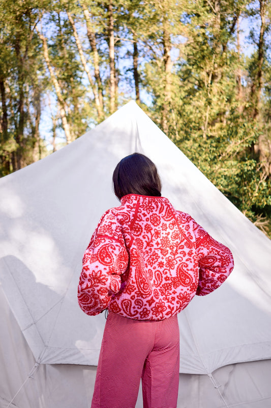 Outpost Paisley Pullover | Cherry Lilac