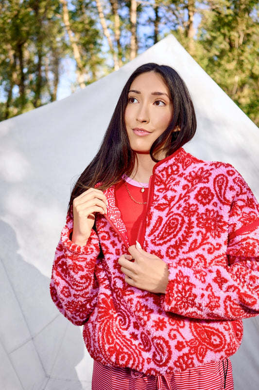 Outpost Paisley Pullover | Cherry Lilac