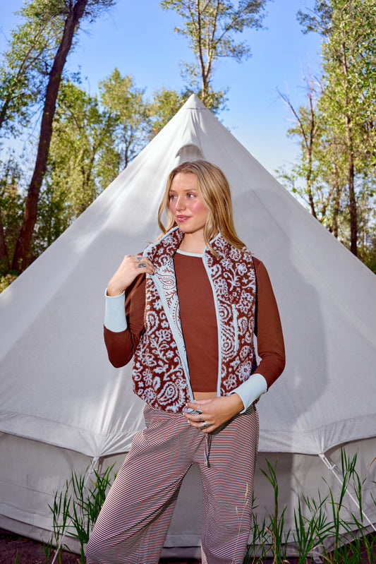 Paisley Montana Vest | Cabin Sky