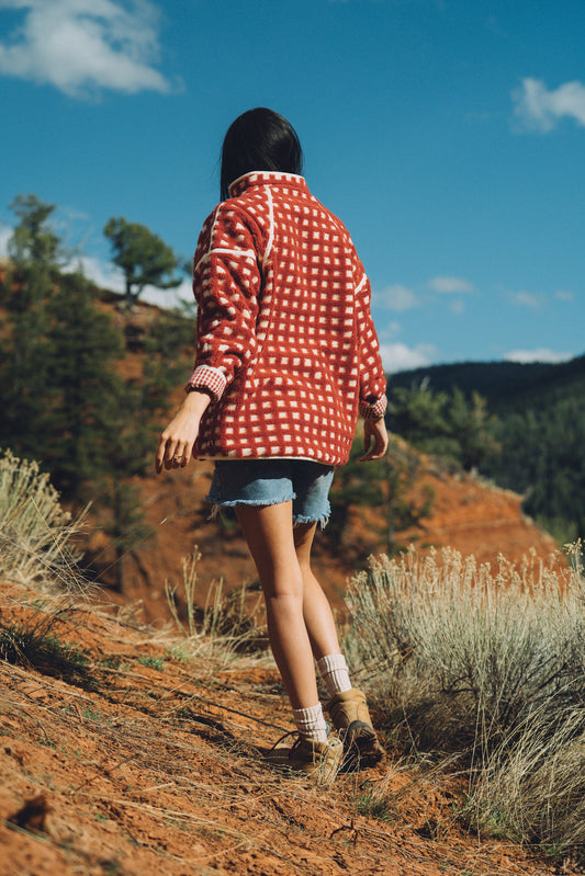 Wyoming Zip Pullover | Signature Red