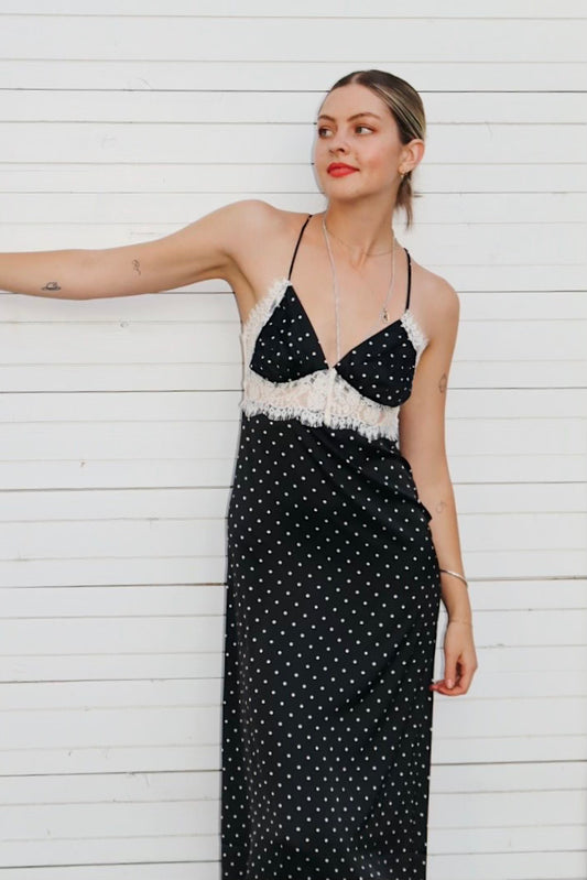 Mini Dot Slip Dress