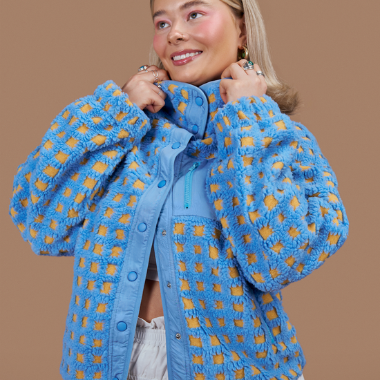 ジャケット・アウター TENDERLOIN MOSS STITCH ZIP UP JKT Teton Jacket | Blue + Yellow – Midnight Lunch