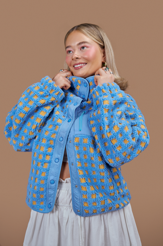 Teton Jacket | Blue + Yellow