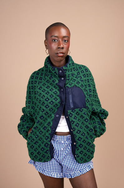 Teton Jacket | Navy + Green – Midnight Lunch