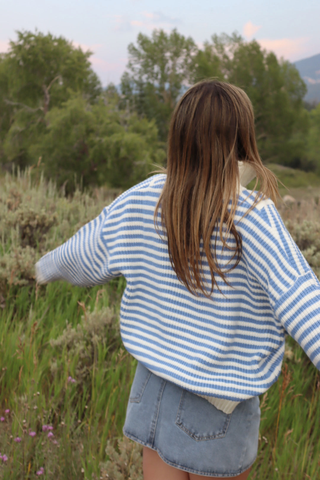 California Half Zip | Blue