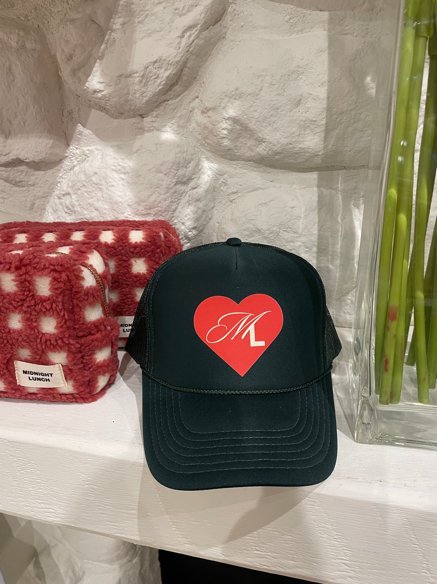 With Love, ML Trucker Hat | Green
