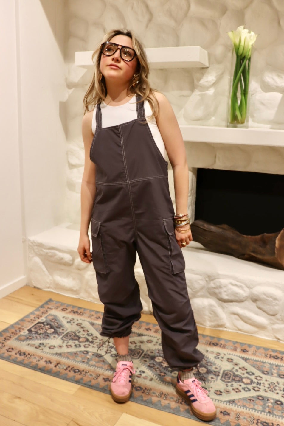 The Move Overalls | Charcoal