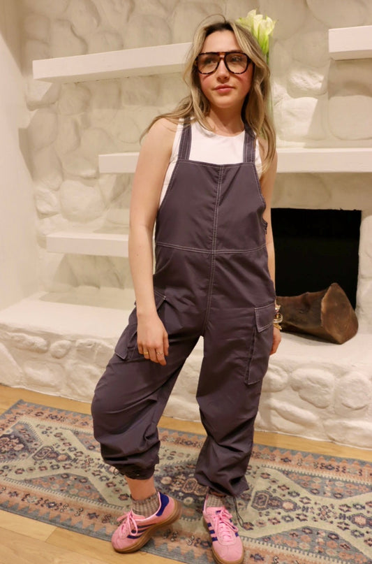 The Move Overalls | Charcoal
