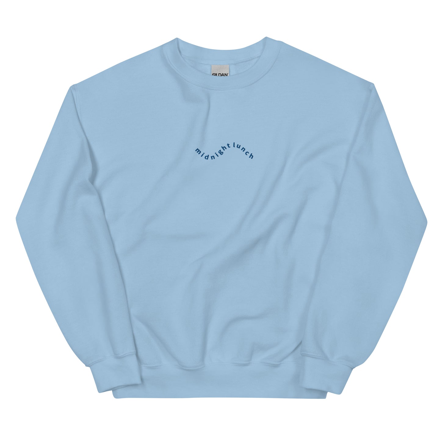 Classic Embroidered Crewneck | Blue