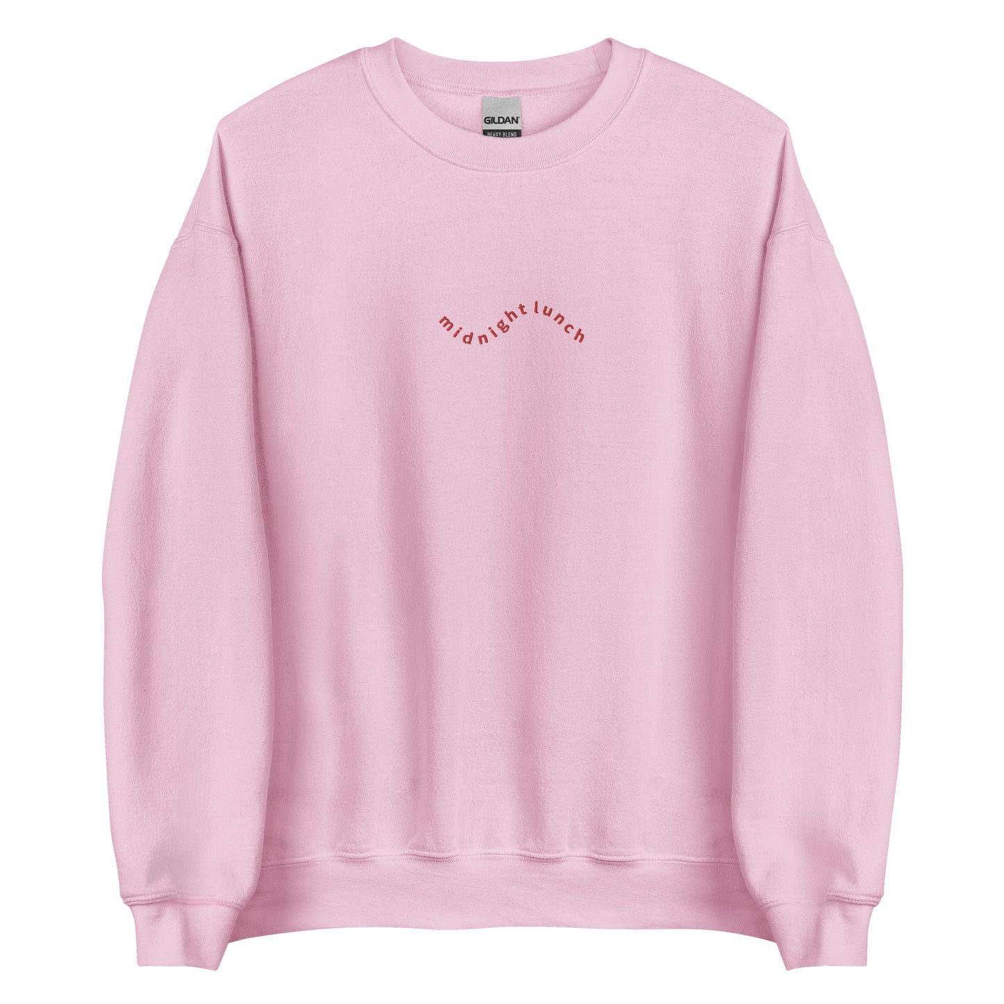 Classic Embroidered Crewneck | Pink