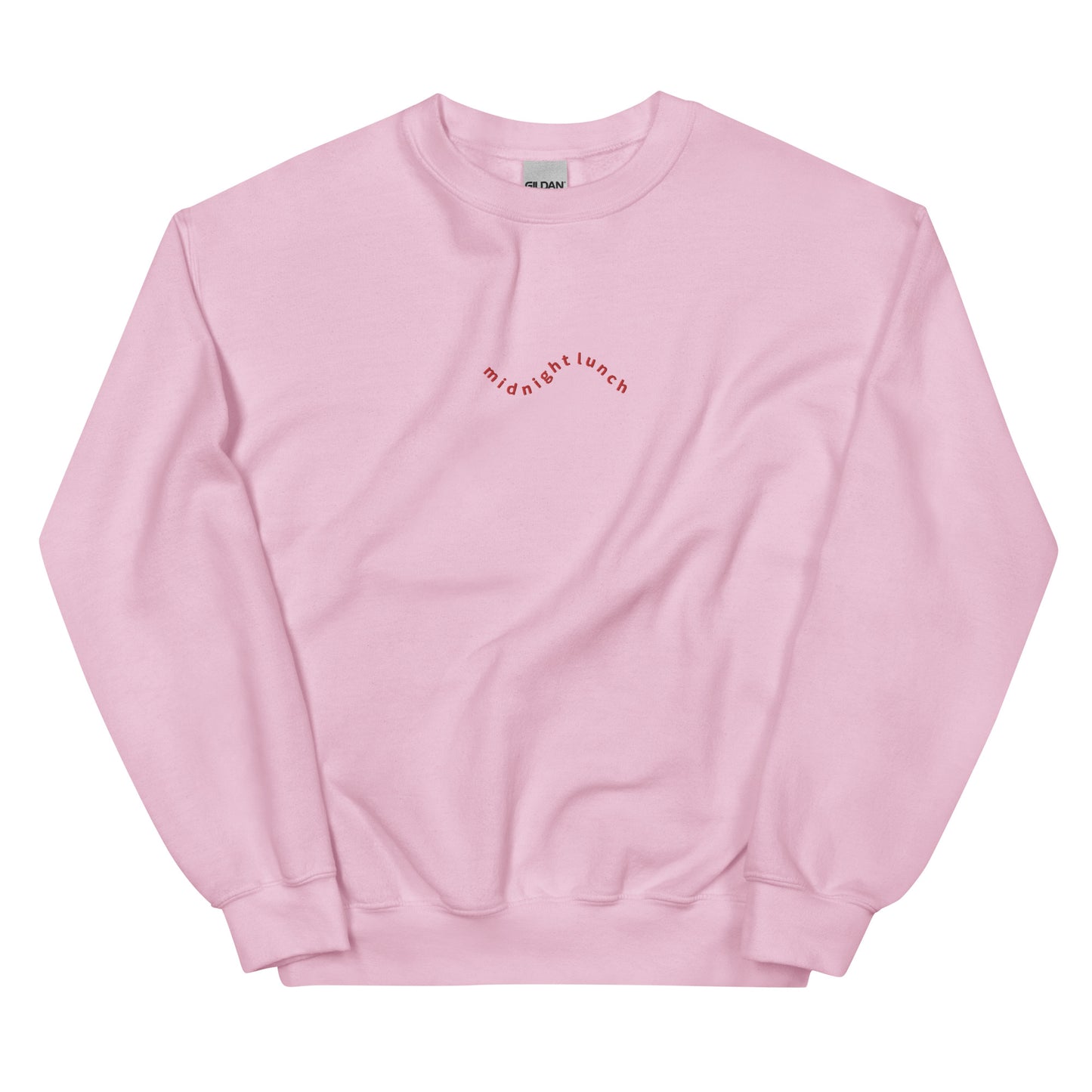 Classic Embroidered Crewneck | Pink