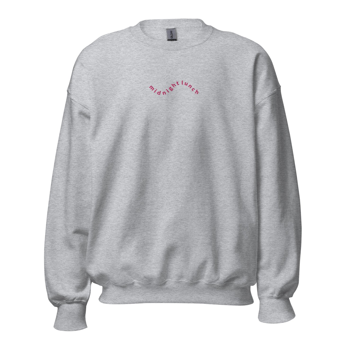Classic Embroidered Crewneck | Grey