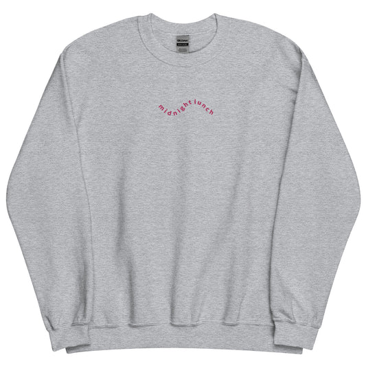 Classic Embroidered Crewneck | Grey