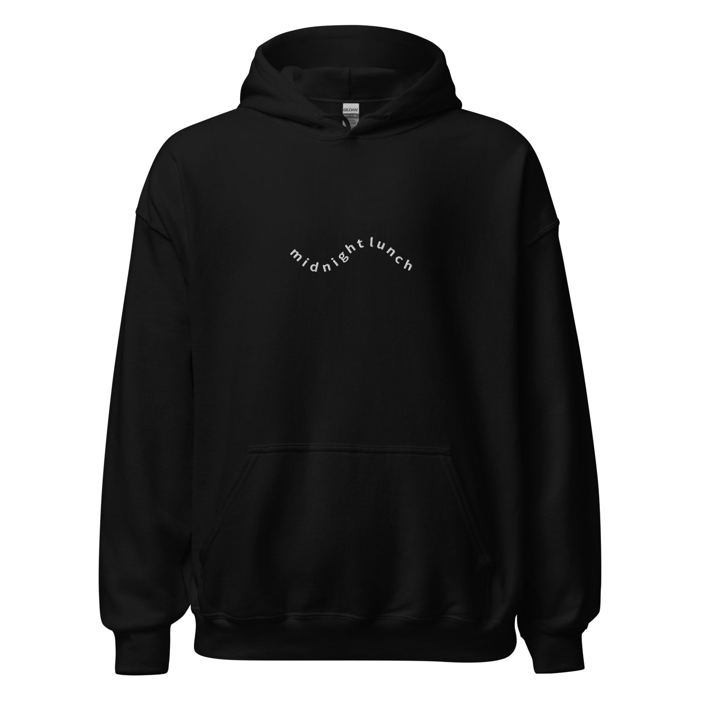 Classic Embroidered Hoodie | Black