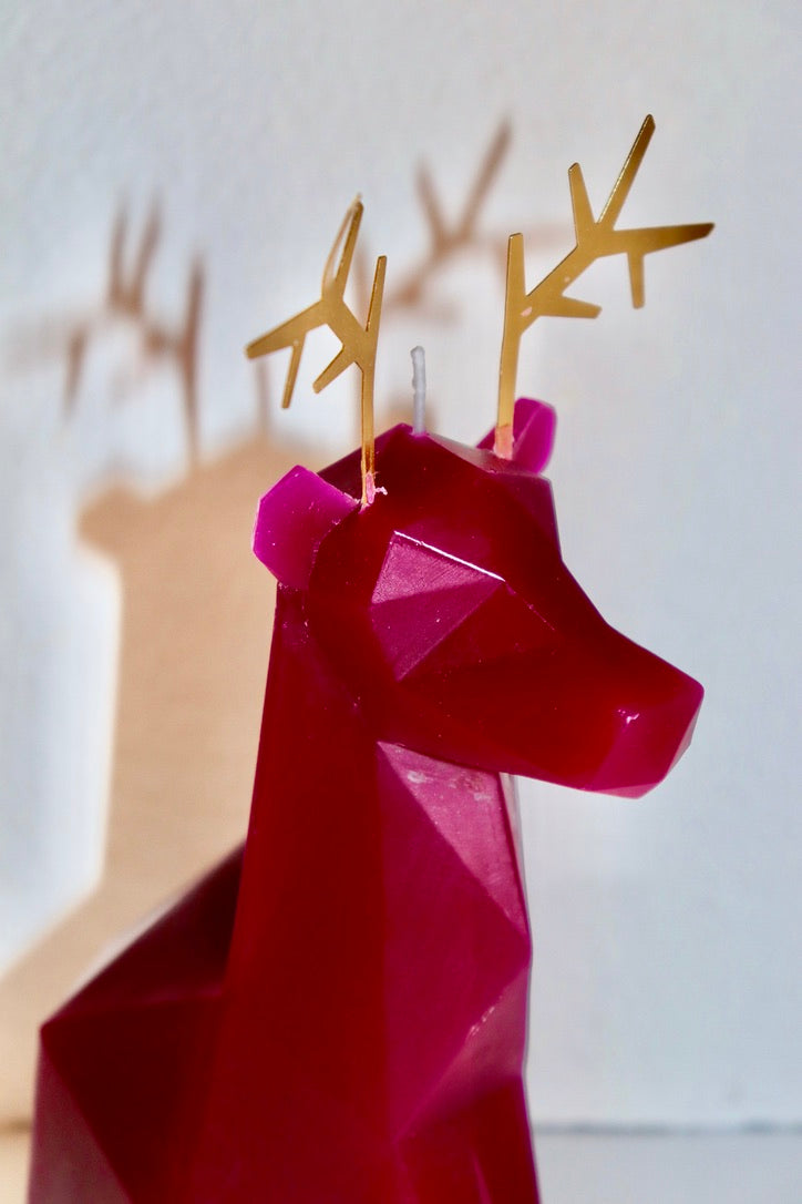 Reindeer Candle